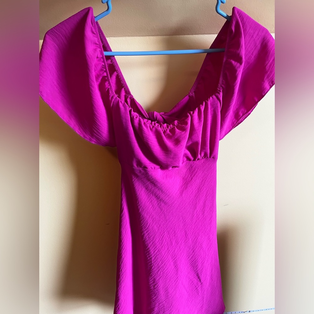 New Magenta Originality mini dress